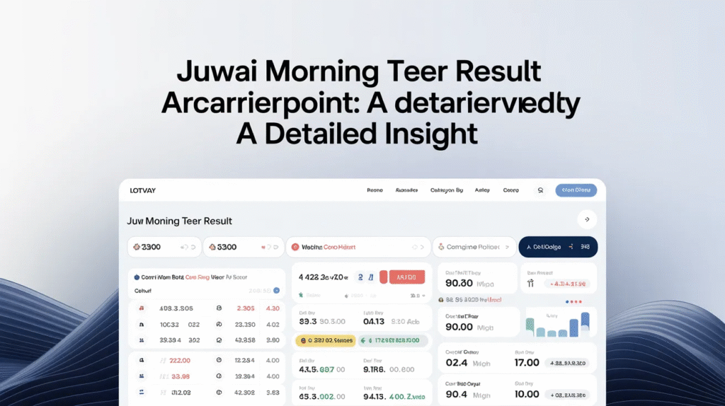 juwai morning teer result arcarrierpoint